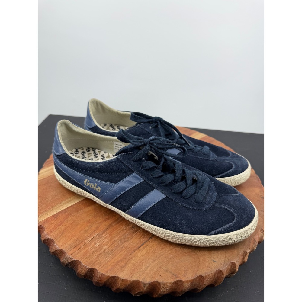 Gola Specialist Sneakers‎ Mens 9 Navy Blue Excellent Suede Retro Terrace CMA145